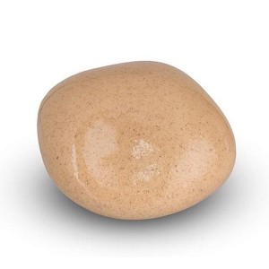 Cremation Ashes Keepsake / Miniature Urn – Huggable Cuddle Stone (Sand High Shine)